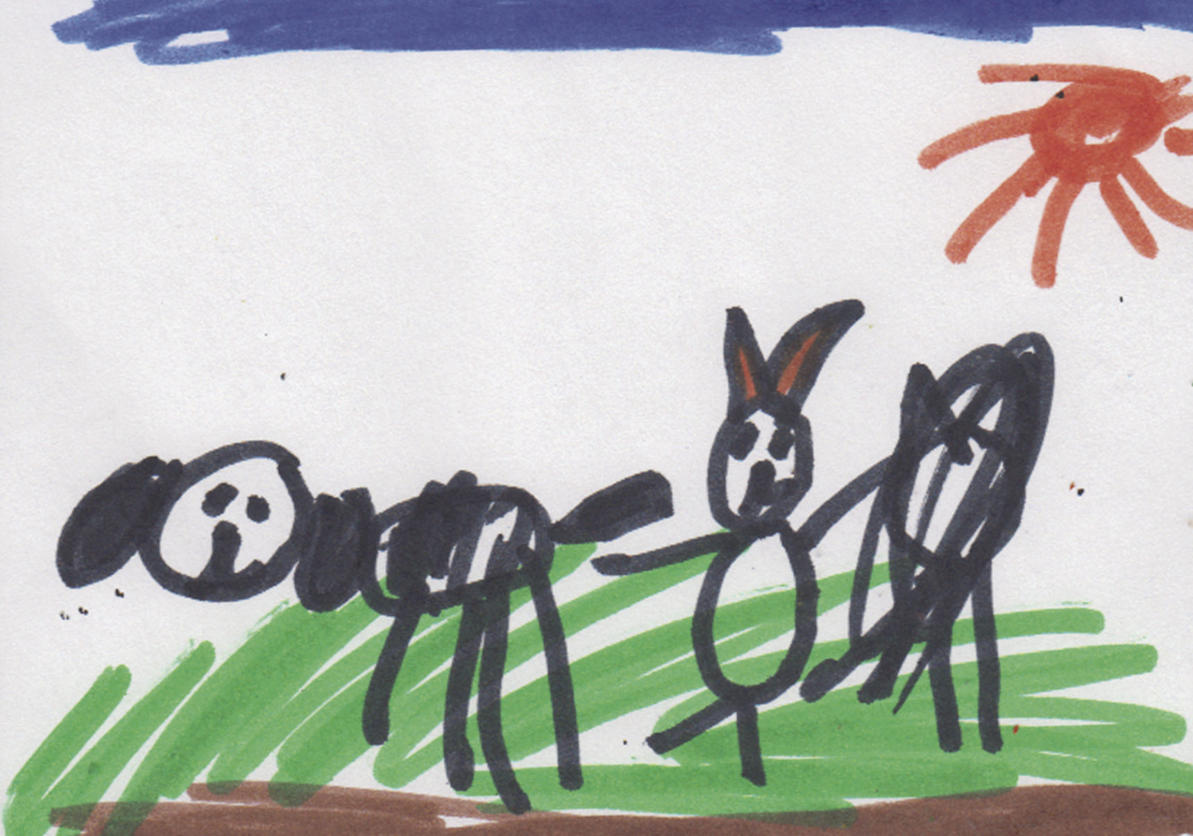 Kids' weather drawings: Aug 27
